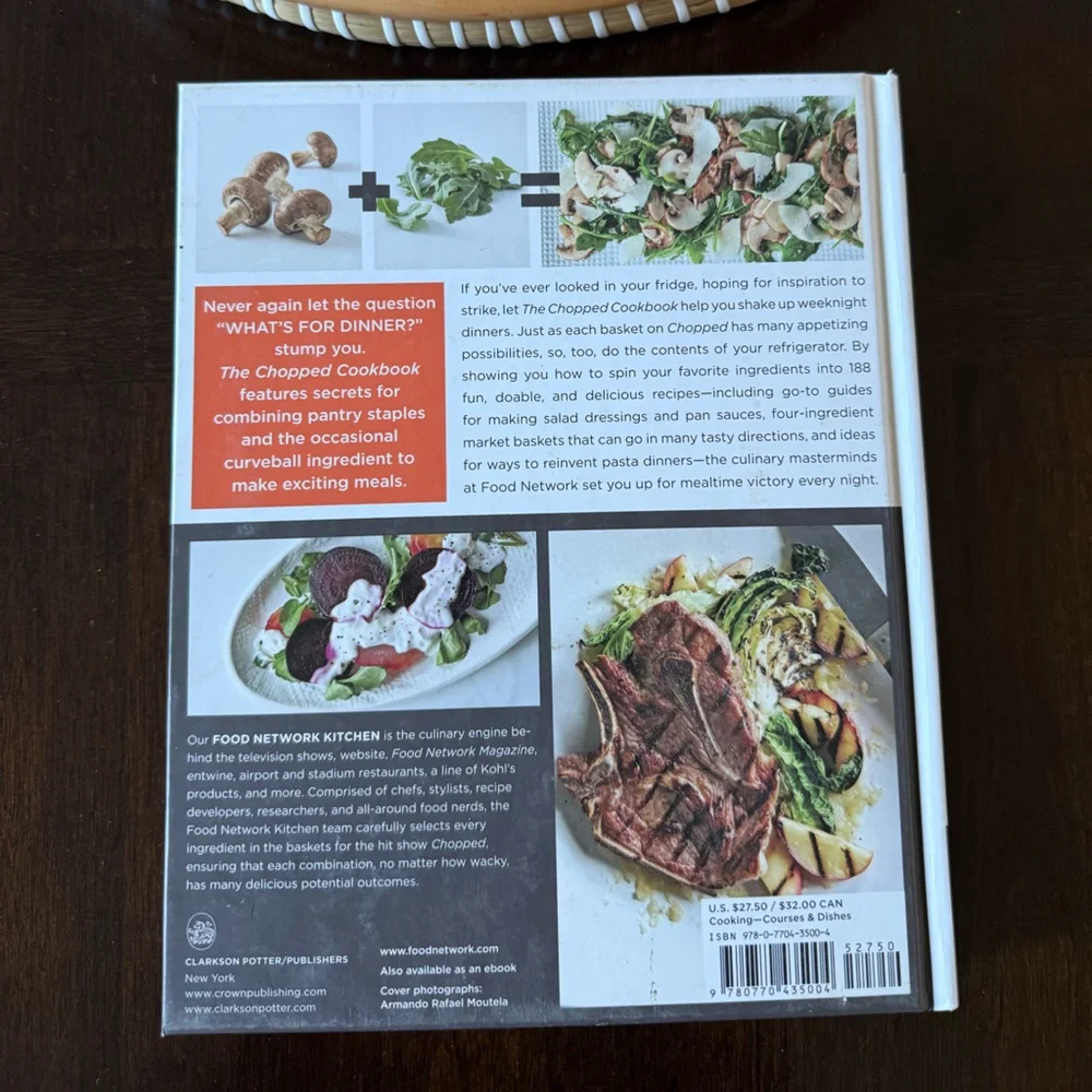 The chopped hardcover Cookbook